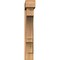 Ekena Millwork Balboa Block Smooth Bracket w/ Offset Brace, Western Red Cedar, 7 1/2"W x 36"D x 48"H BKT0806X36X48BOA05SWR - alternate 4